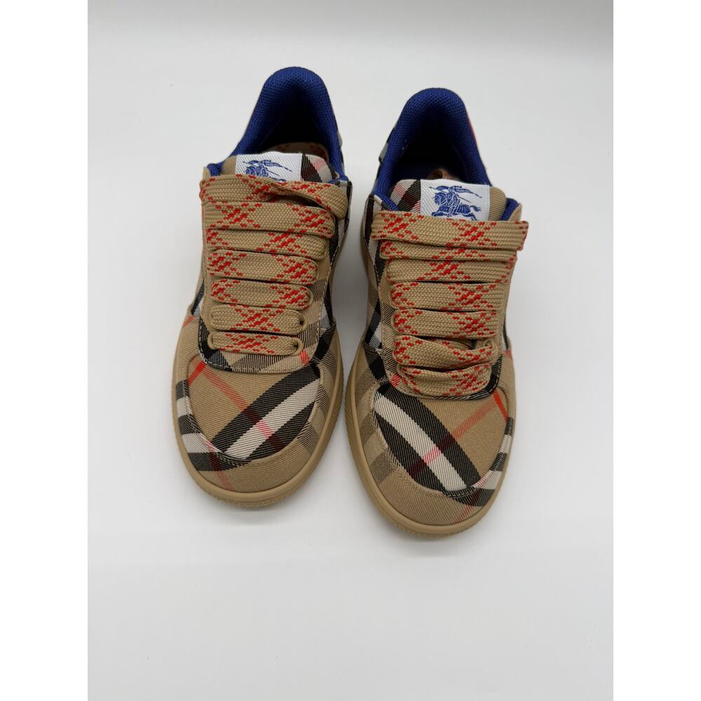 Burberry Terrace Check Cotton Low-Top Sneakers SZ:35.5 - Picture 2 of 12